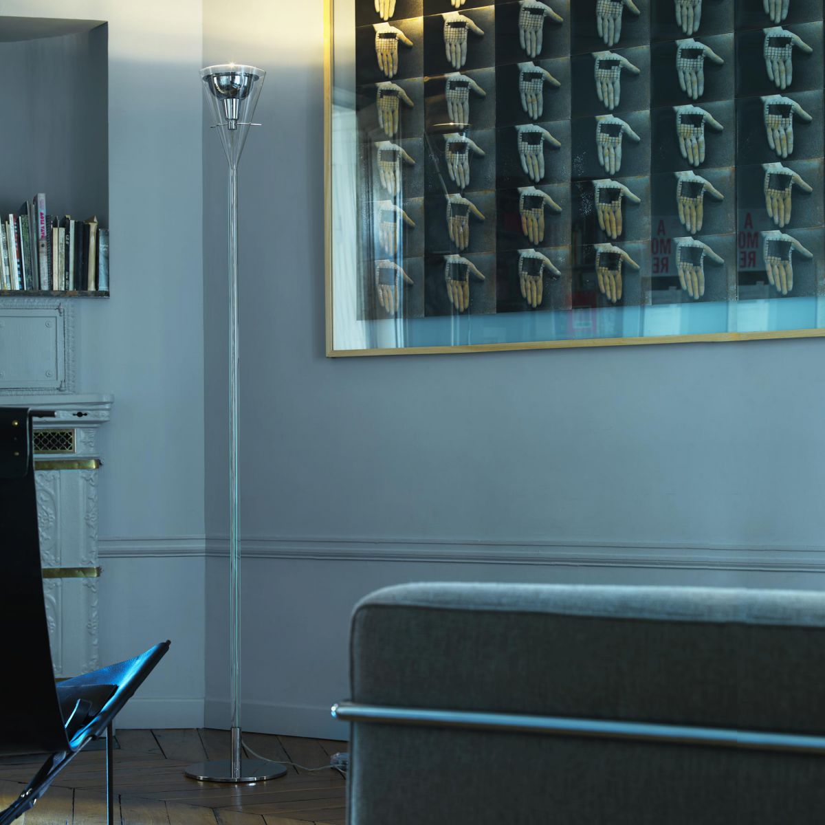Flute Floor Lamp by Fontana Arte Lamps